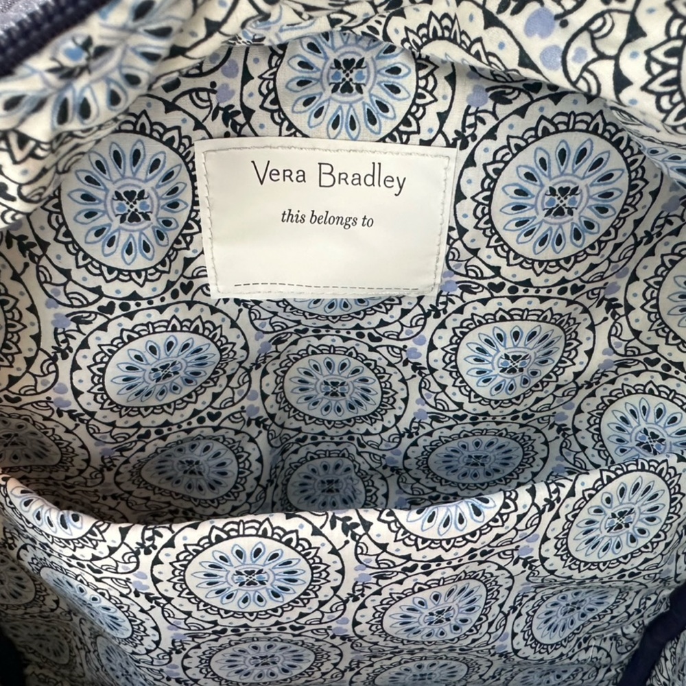 LOW START NWT - Vera Bradley Quilted Denim Backpack and Crossbody Set - Picture 8 of 17